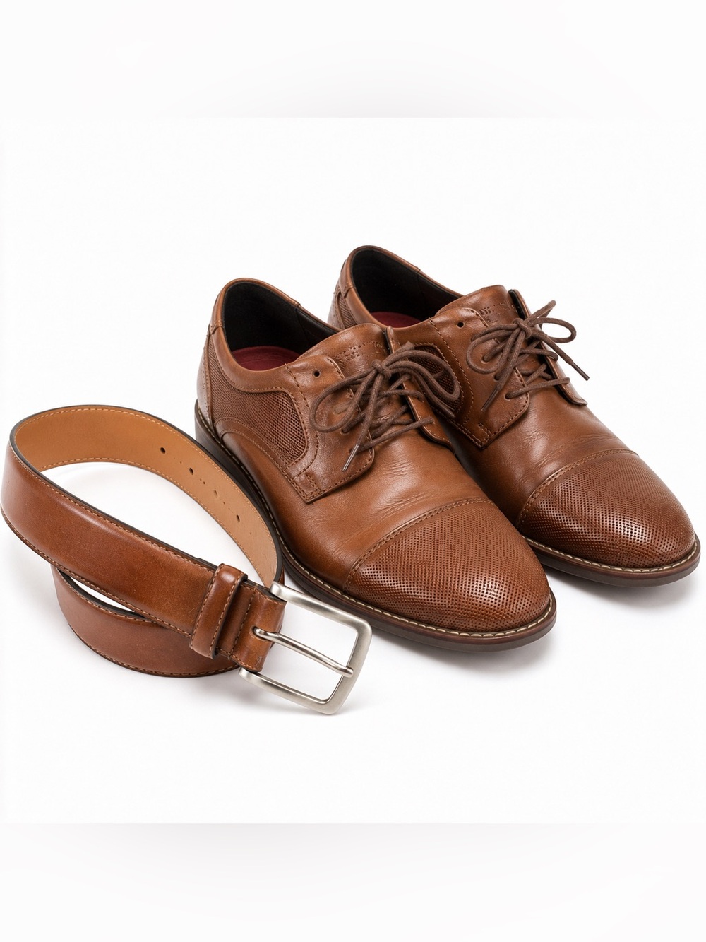 Rockport Blucher Cap-Toe brown Oxfords‎ size 9